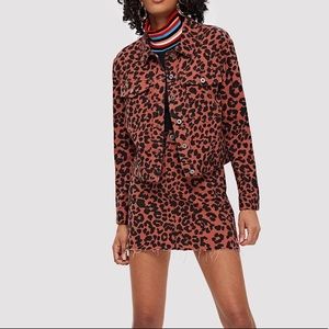 SHEIN Leopard Co-ord Denim Set